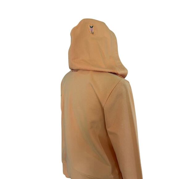 Ruff Hewn hoodie sweatshirt with applique and embroidery, women's size S - Picture 5 of 11